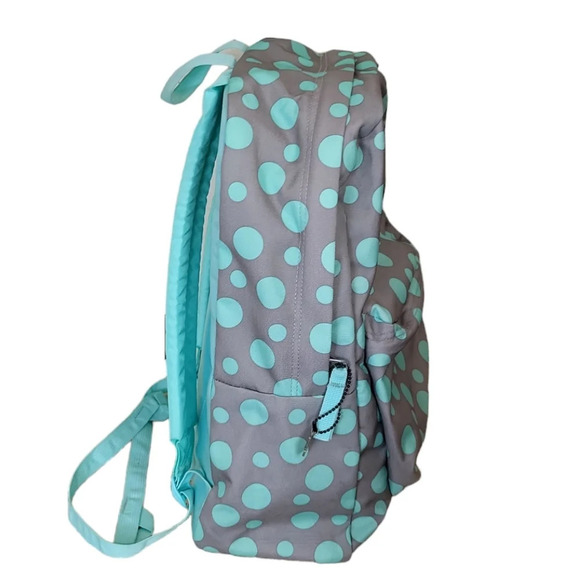 JanSport Superbreak Backpack Grey Rabbit Sylvia Dot - Picture 3 of 9